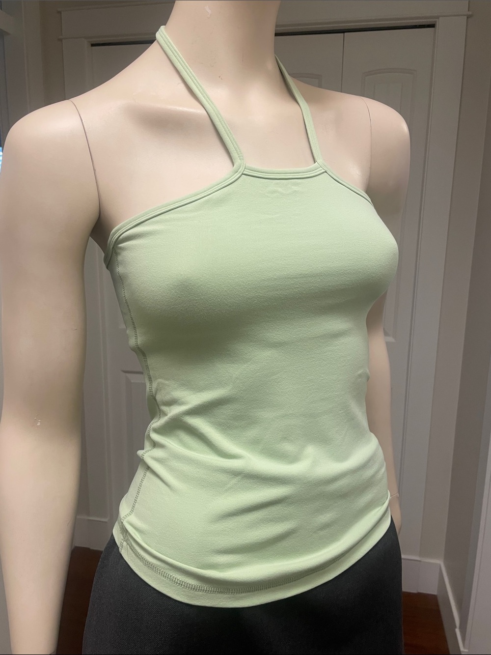 lululemon athletica Pale Green Halter Tank Top
